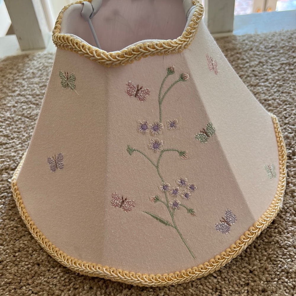 Butterfly lamp shade